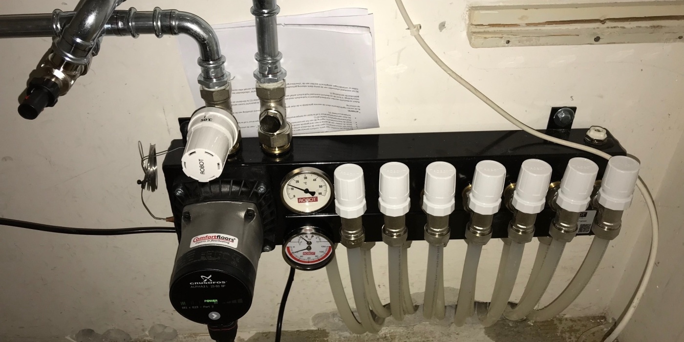 Woning vloerverwarming frezen in Oosterhesselen